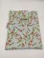Preview: Buchhülle - Buchtasche mit Drucknopf  ***   BLUMEN -