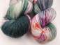 Preview: Einöder Merino  Socke  *** WILDES TEAL GRAU