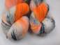 Preview: VORBESTELLUNG  -   Einöder Merino  Socke  *** Neon Streusel - ORANGE