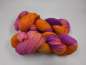 Preview: " Die Robuste " Merinosockenwolle **** PURPLEPINKES ORANGE