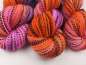 Preview: Zebra Socks -  GRAUES PINKORANGE