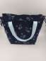 Preview: Handle Bag Projekt Tasche Gr. M     *** BESTICKTE BLUMEN ( Feincord )