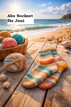 ABO Club für Juni  *** Einöder Merino  Sock Set 150 g - Bitte extra bestellen