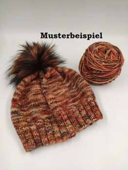 Dicke Merino z..B. für Mützen *** GESMOKTE OLIVEN