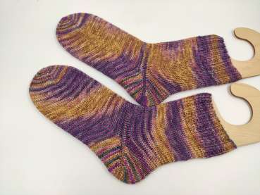 Preview: Handgestrickte Merino SILK  Socken -  Gr. 38/ 39