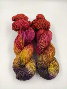 Tweed Sockenwolle  -  BUNTMIX