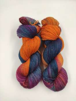 Tweed Sockenwolle  -  Bunter Mix
