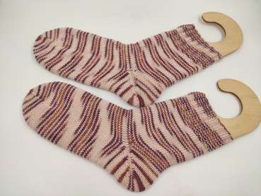 Preview: Handgestrickte Merino  Socken -  Gr. 38/39