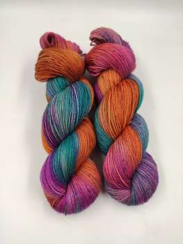 Tweed Sockenwolle  -  Bunter Mix