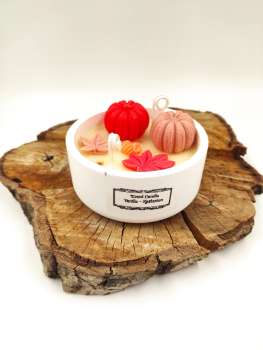 Handgemachte Duftkerze ***  Herbst *  Vanille Kastanien