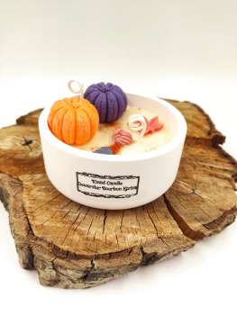 Handgemachte Duftkerze ***  Herbst *  Bourbon Kürbis