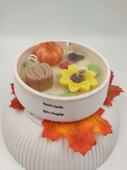 Handgemachte Duftkerze ***  Herbst Sonnenblume *  Spice Pumpkin