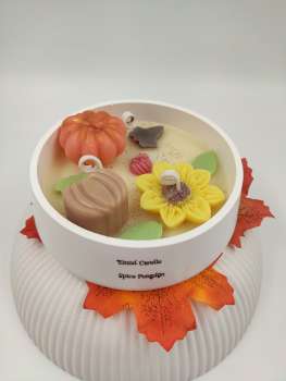 Handgemachte Duftkerze ***  Herbst Sonnenblume *  Spice Pumpkin
