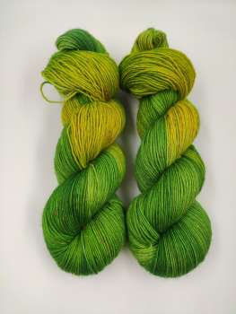Tweed Sockenwolle  -  ALLES GRÜN
