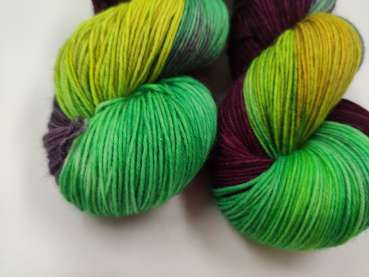 Preview: Einöder Socke  *** GRÜNGELBER SANGRIA