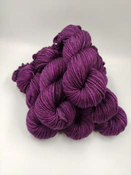 Preview: Merino Aran -  BROMBEERE