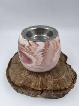 Preview: Wachs Schmelzer für Duftwachs Melts   *** ROTBRAUN Marmoriert