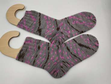Preview: Handgestrickte Merino  Socken -  Gr. 39/40