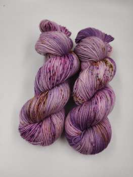 Die " Softe High Twist " Einöder Merino  Socke  *** Wildes Rosepink