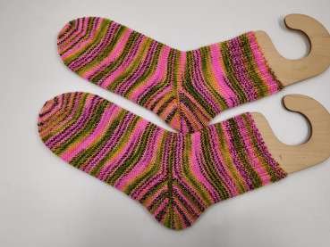 Preview: Handgestrickte Merino  Socken -  Gr. 39/40