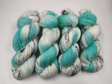 Einöder Merino  Socke  *** Neon Streusel - BLUE