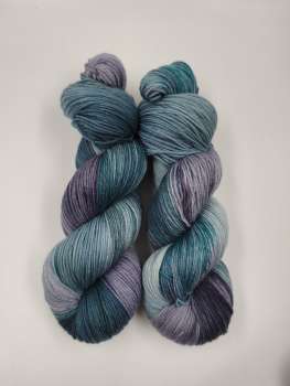 Einöder Merino  Socke  *** GRAUES TEAL