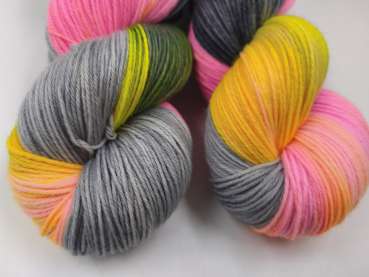 Preview: Einöder Merino  Socke  *** GRAUES NEON