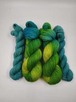 Einöder Sock Set 125 g   ***  GRÜNGELBES AQUA