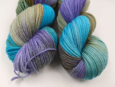 Preview: Cash Socks  4 fach  ***  LILATÜRKISE FEIGE