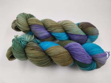 Preview: Cash Socks  4 fach  ***  LILATÜRKISE FEIGE