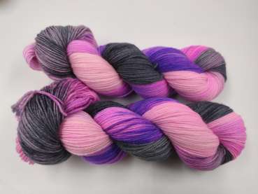 Preview: Merino Alpaka Sock  -  GRAUES PINKPURPLE ( Neon )