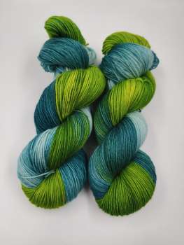 Merino Alpaka Sock  - GRÜNES TEAL