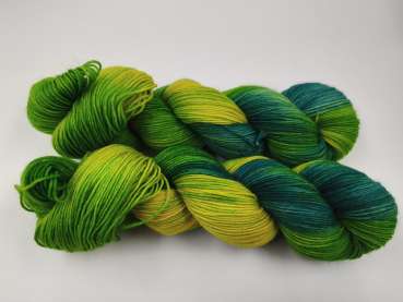 Preview: Medi Socks  ***  TEALGRÜNES GELB