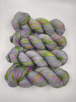 Preview: Einöder Merino  Socke  ***  Neon Konfetti Grau