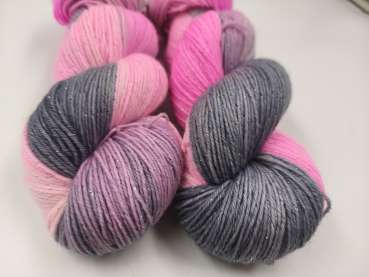 Preview: Silber Merino  -  GRAUES PINK
