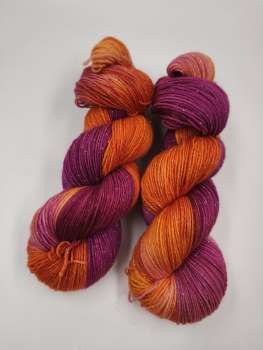 Silber Merino  -  ORANGER ROTKOHL