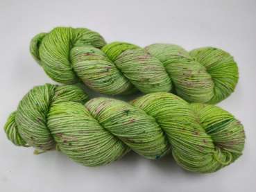 Preview: Silber Merino  -  FRISCHES GRÜN