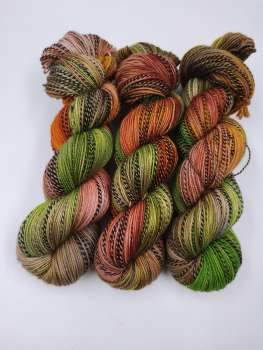 Zebra Socks -  GRÜNES BRAUNORANGE