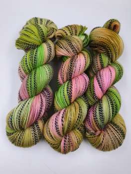 Zebra Socks - GRÜNES ROSA