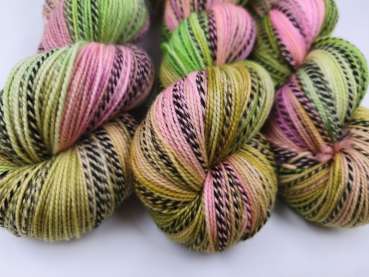 Preview: Zebra Socks - GRÜNES ROSA