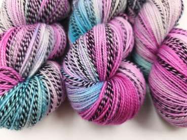 Preview: Zebra Socks -  GRAUES TÜRKISPINK