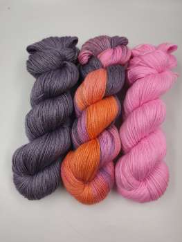 Wollpaket / Tuchset -   BFL SEIDE  -  MARINA