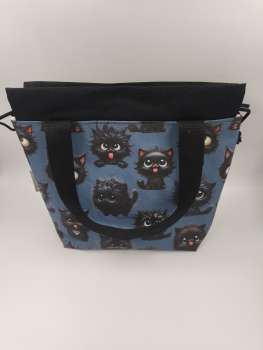 Handle Bag Projekt Tasche Gr. M     ***  FRECHE KATZEN