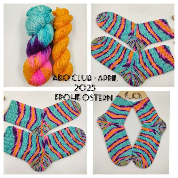 ABO Club für 3 Monate   *** Einöder Merino  Socke  *** Juli -  September  ( Extra Bestellen )