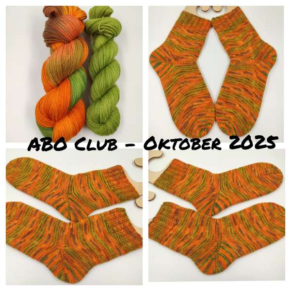 ABO Club für 3 Monate   *** Einöder Merino  Socke  *** Juli -  September  ( Extra Bestellen )