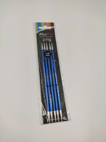 Knit Pro Zing Nadelspiel  -  15 cm ***    4 mm