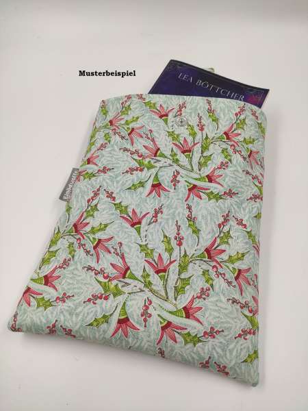 Buchhülle - Buchtasche mit Druckknopf  *** ORCA