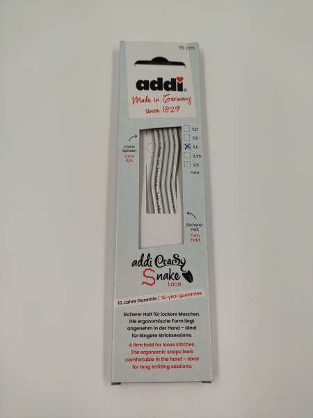 " addi Crasy Snake Nadelspiel  -  15 cm  ***    3,00 mm