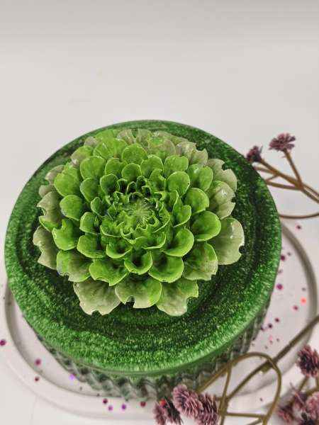 Deko Döschen mit Wachsmelts *** WOOD and YOU