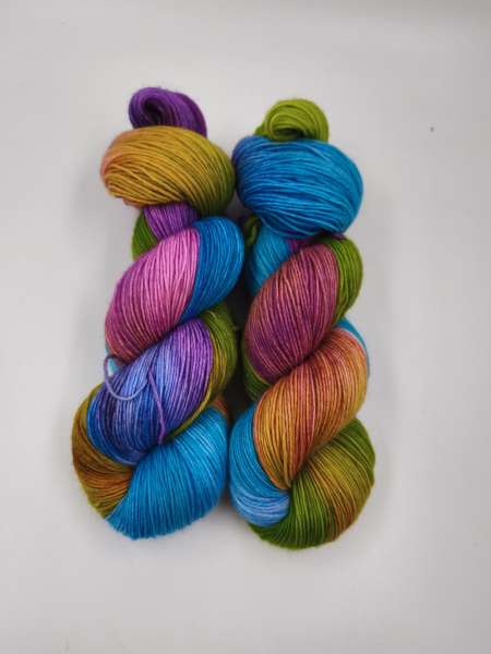 Der Klassiker 4 fach - Sockenwolle  -  BUNTER MIX